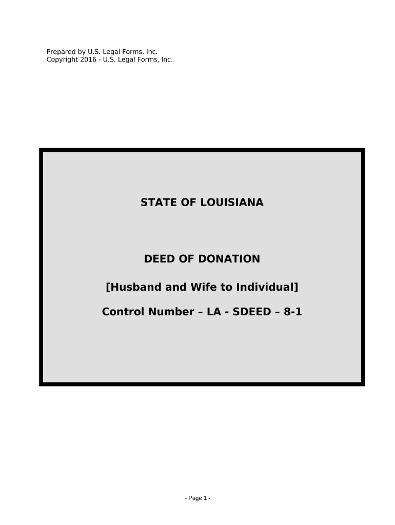 Louisiana Warranty Deed  Form