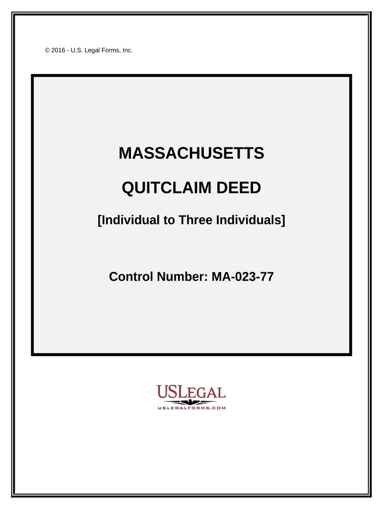 Ma Quitclaim  Form