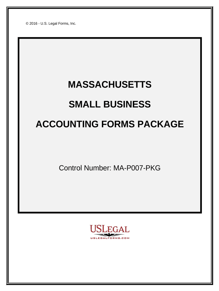 Small Business Accounting Package Massachusetts  Form