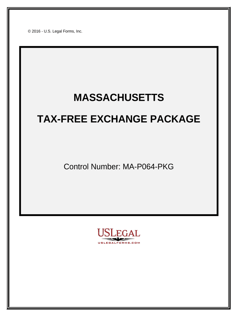 Tax Exchange Package Massachusetts  Form