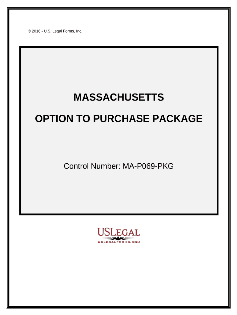 Option to Purchase Package Massachusetts  Form