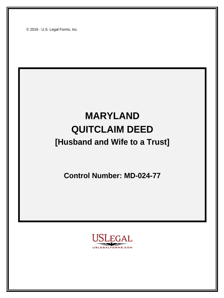 Maryland Husband  Form