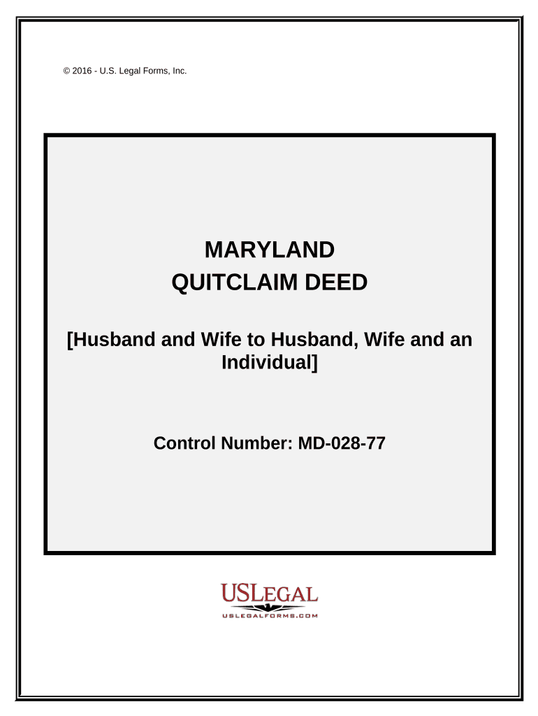 Deed Husband Wife  Form