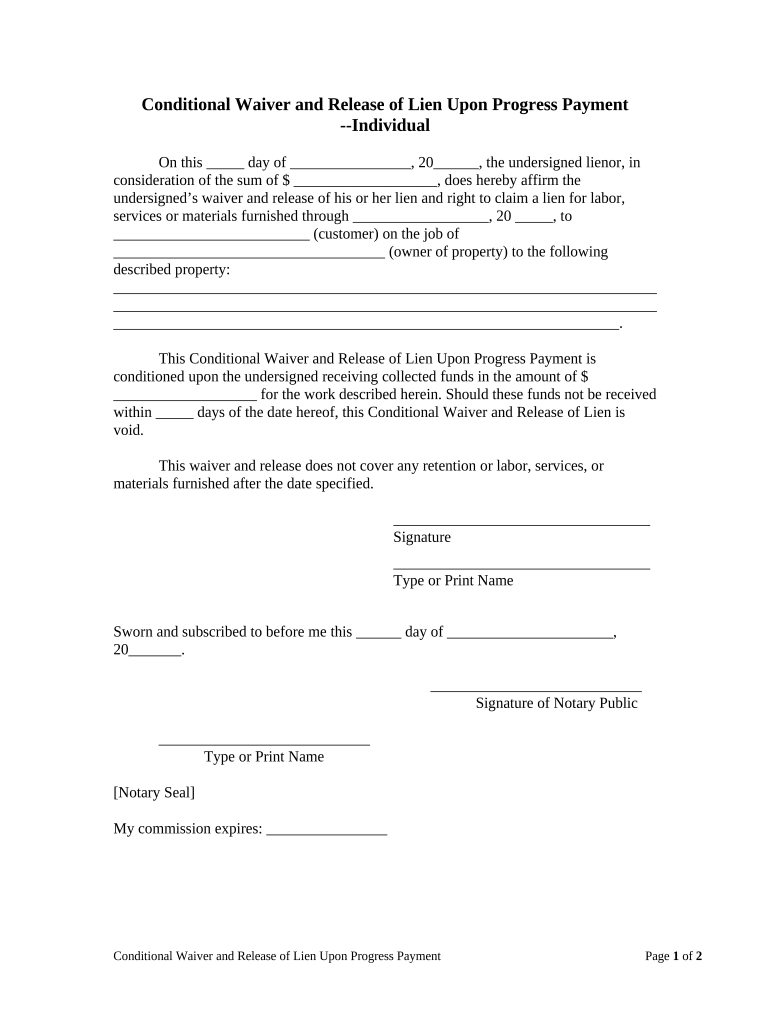 Md Waiver Form