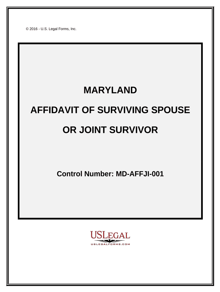 Affidavit Survivor  Form