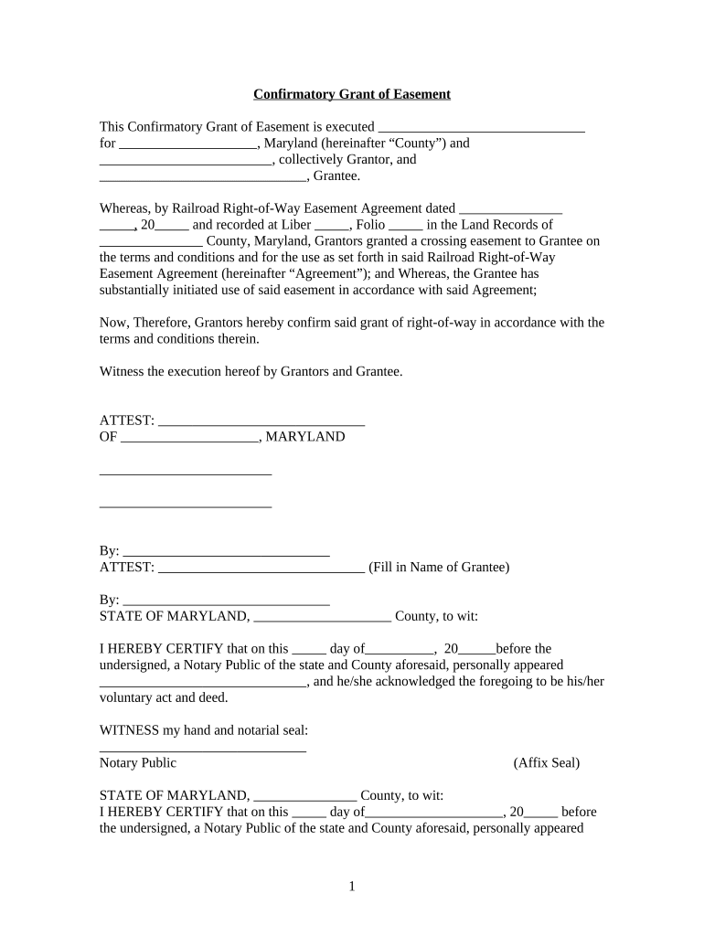 Maryland Use  Form