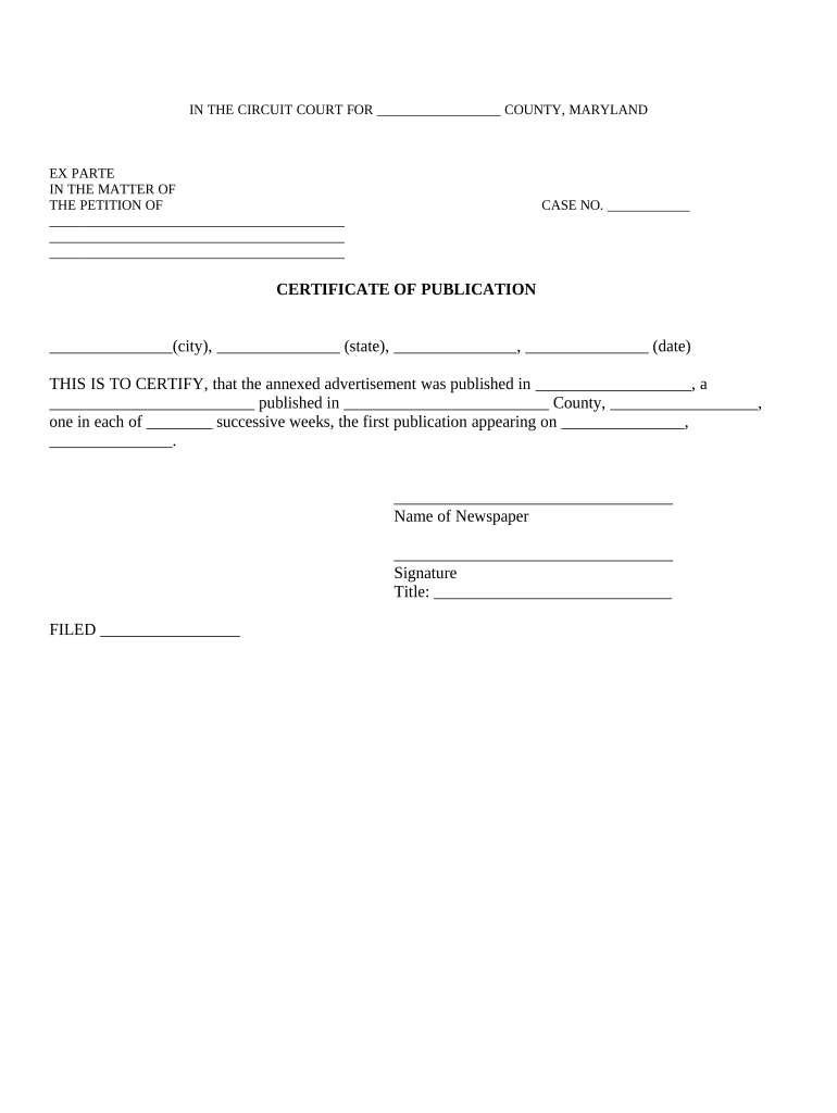 Certificate Name Change  Form