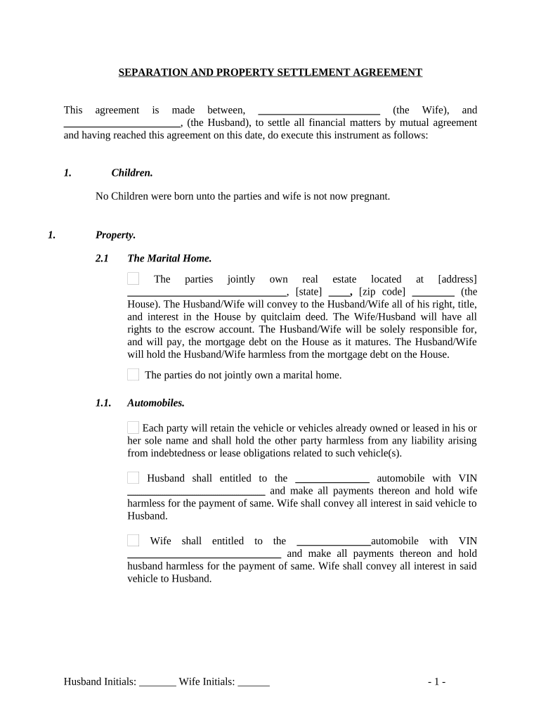 Maine Marital Property  Form