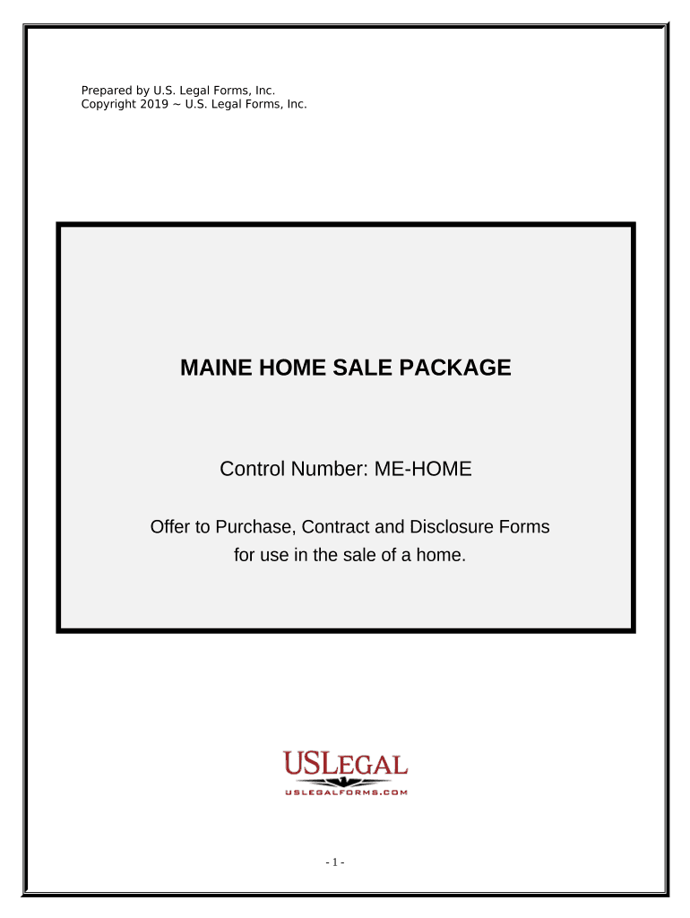 Real Estate Home Sales Package with Offer to Purchase, Contract of Sale, Disclosure Statements and More for Residential House Ma  Form