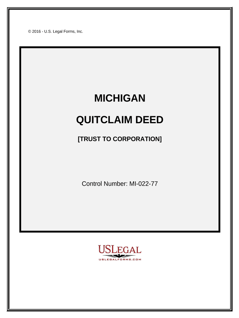 Quitclaim Deed to  Form