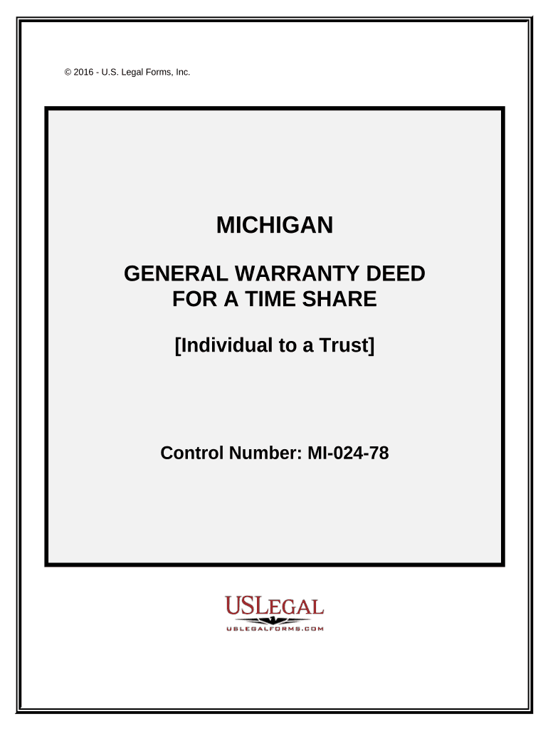 Michigan Warranty  Form