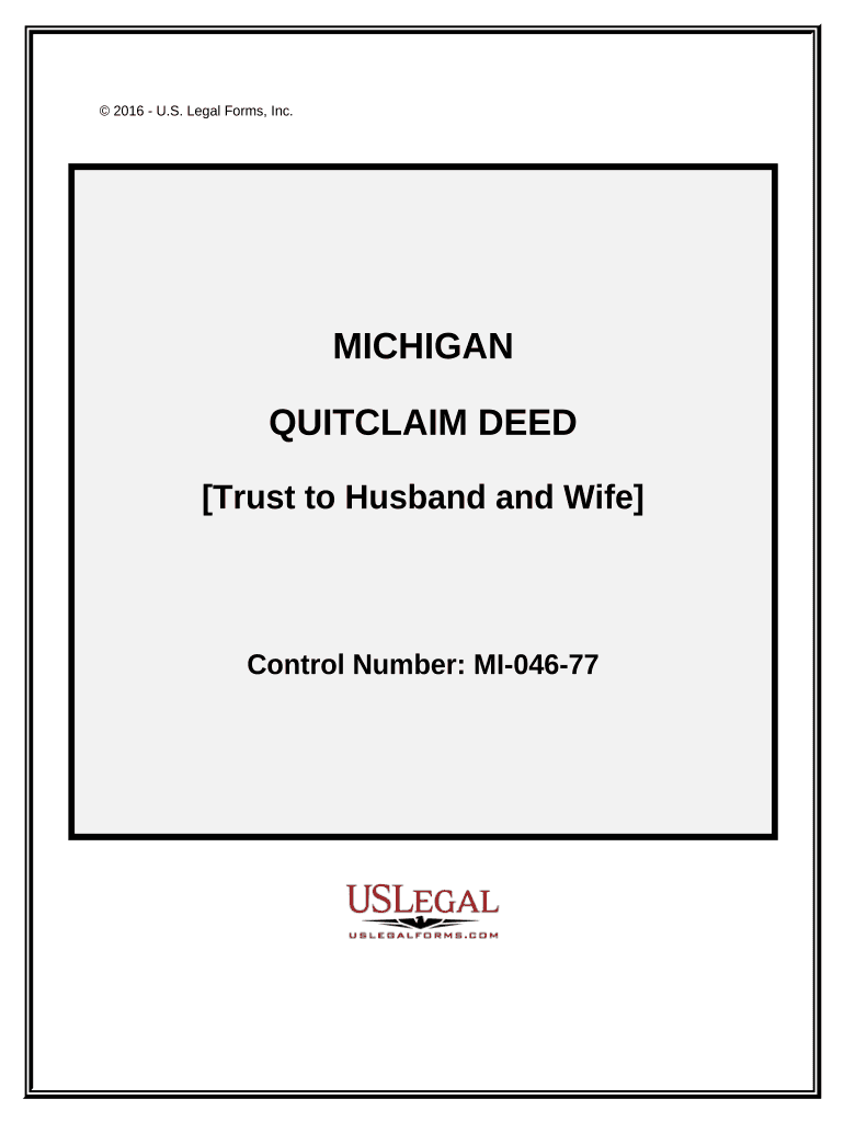 Michigan Deed Trust  Form