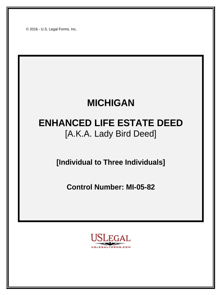 Enhanced Life Estate Deed  Form