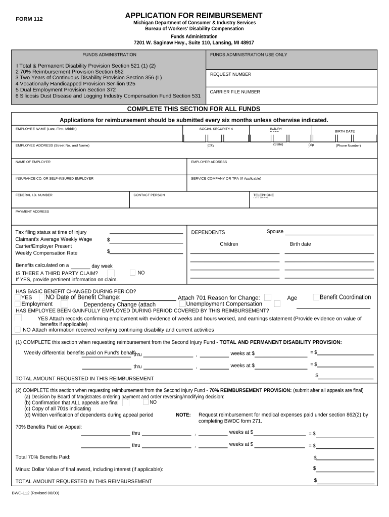 Michigan Workers  Form