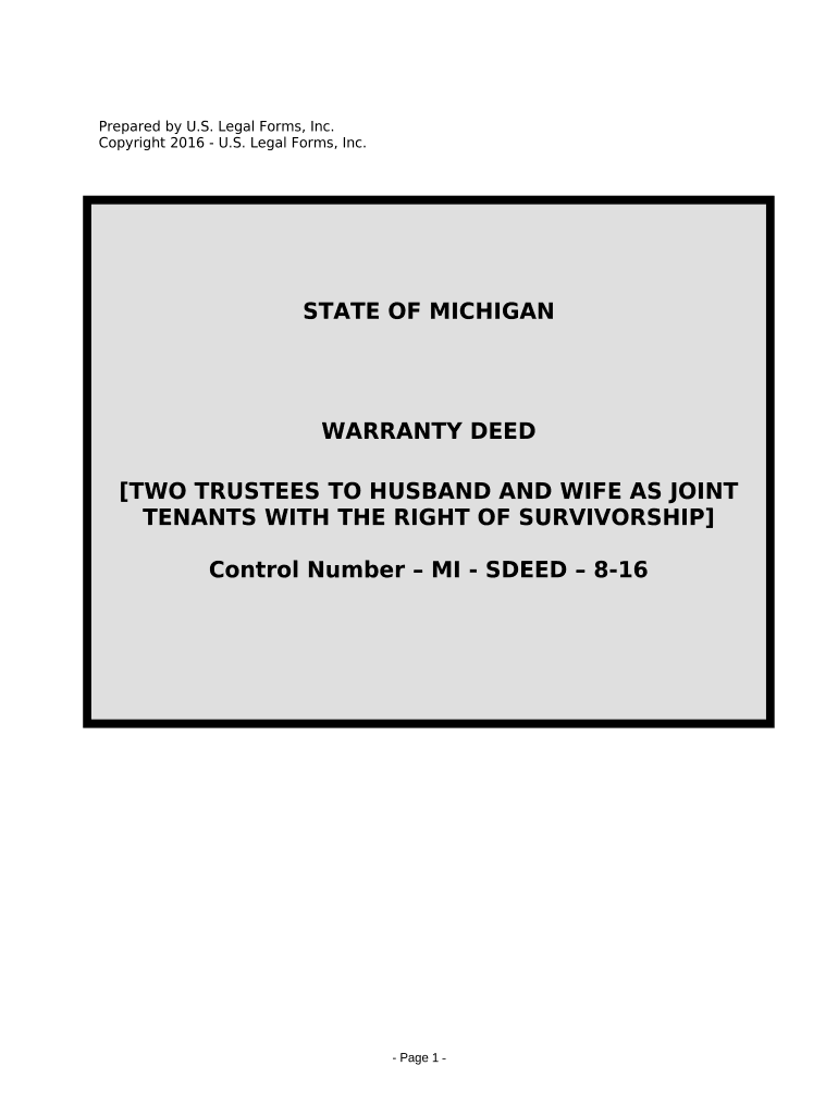 Michigan Survivorship  Form