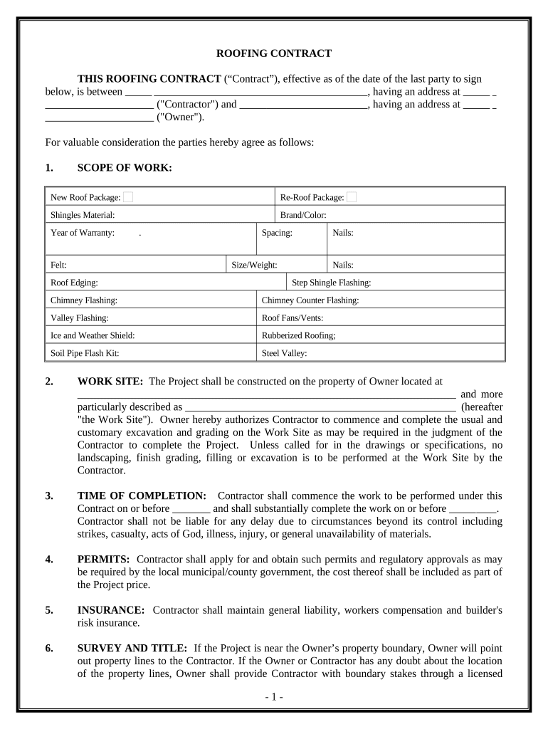 Minnesota Contractor  Form