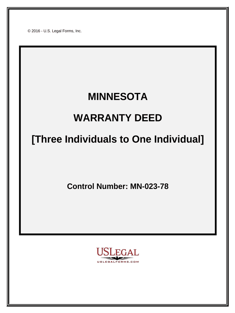 Mn Warranty Deed  Form