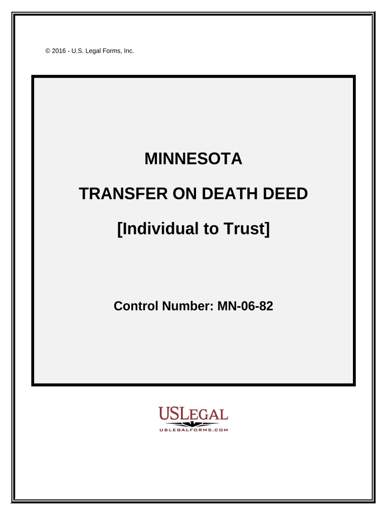 Transfer Death Deed Minnesota  Form