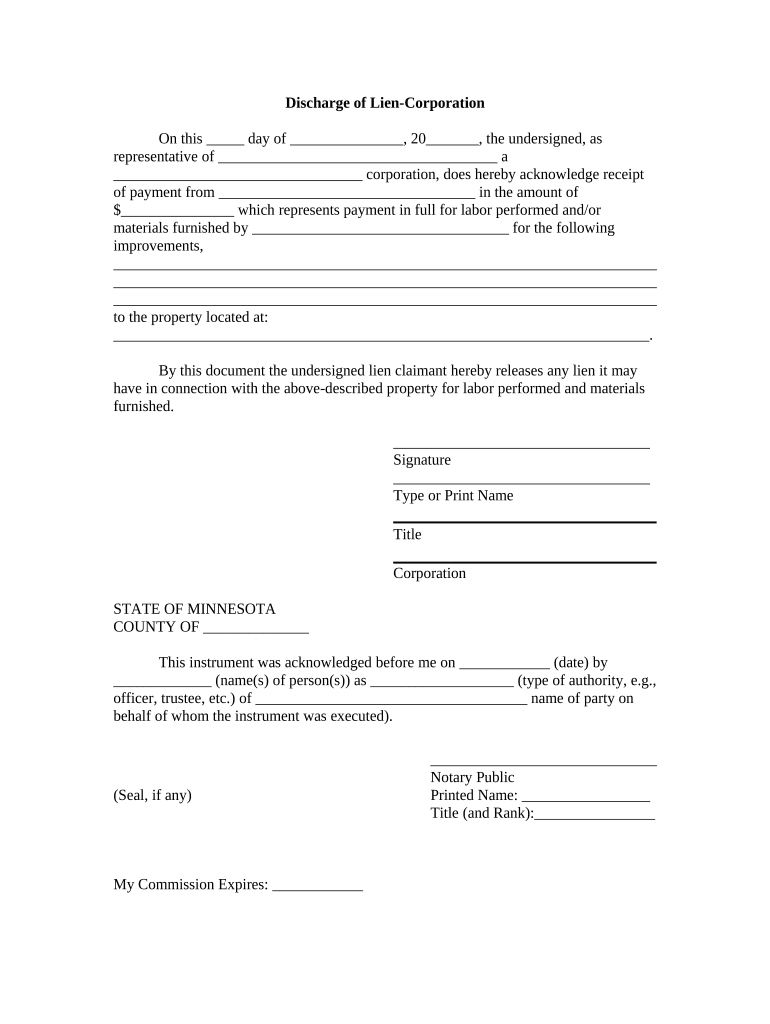 Mn Discharge  Form