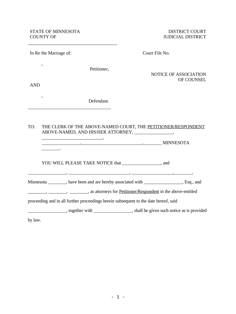 Mn Counsel  Form