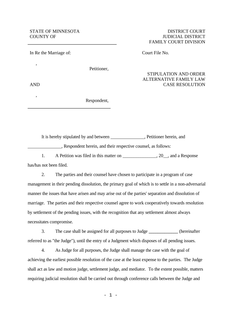 Order Mediation  Form