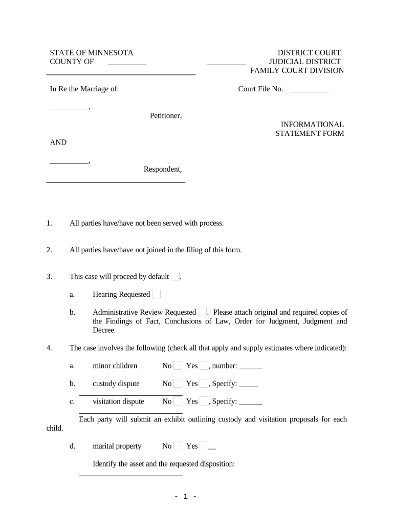 Minnesota Case Contract  Form