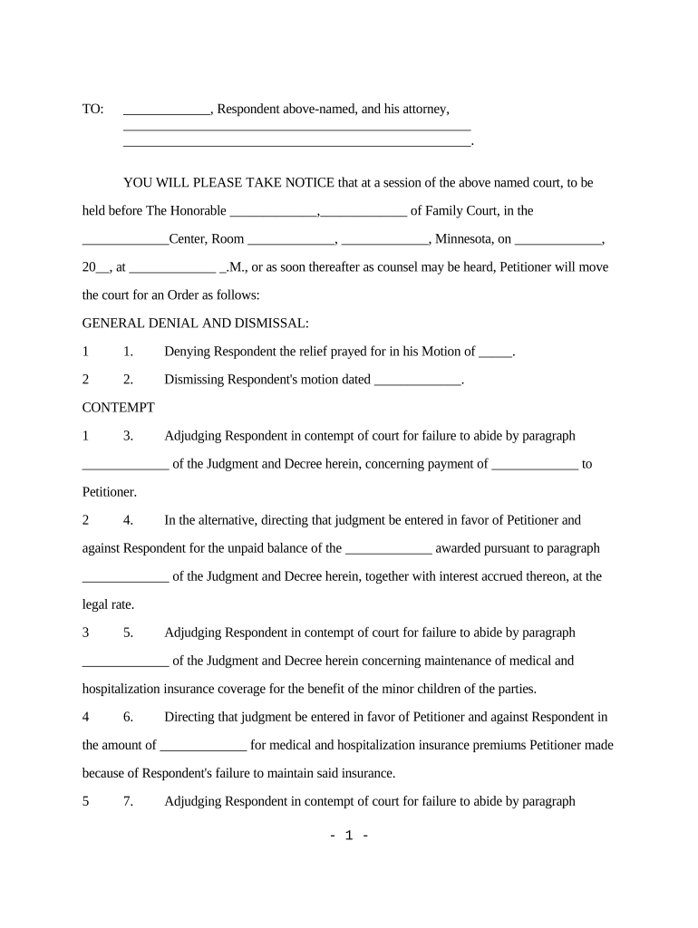 Mn Dismissal  Form