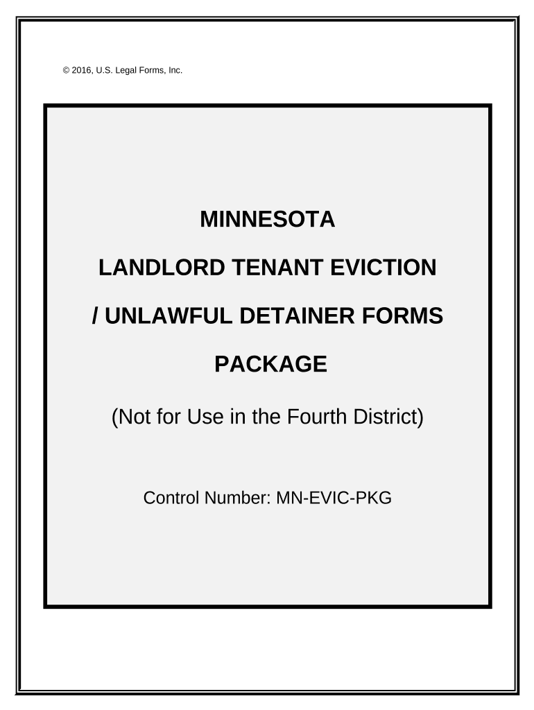 Tenant Eviction Forms