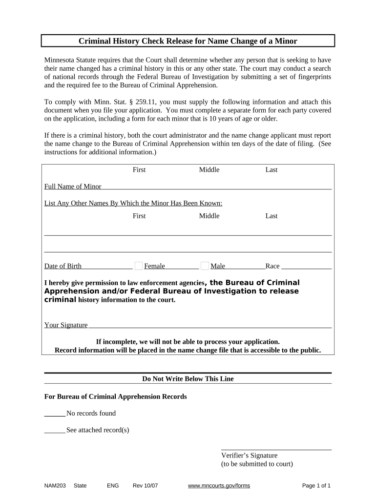 Parent Name Change  Form