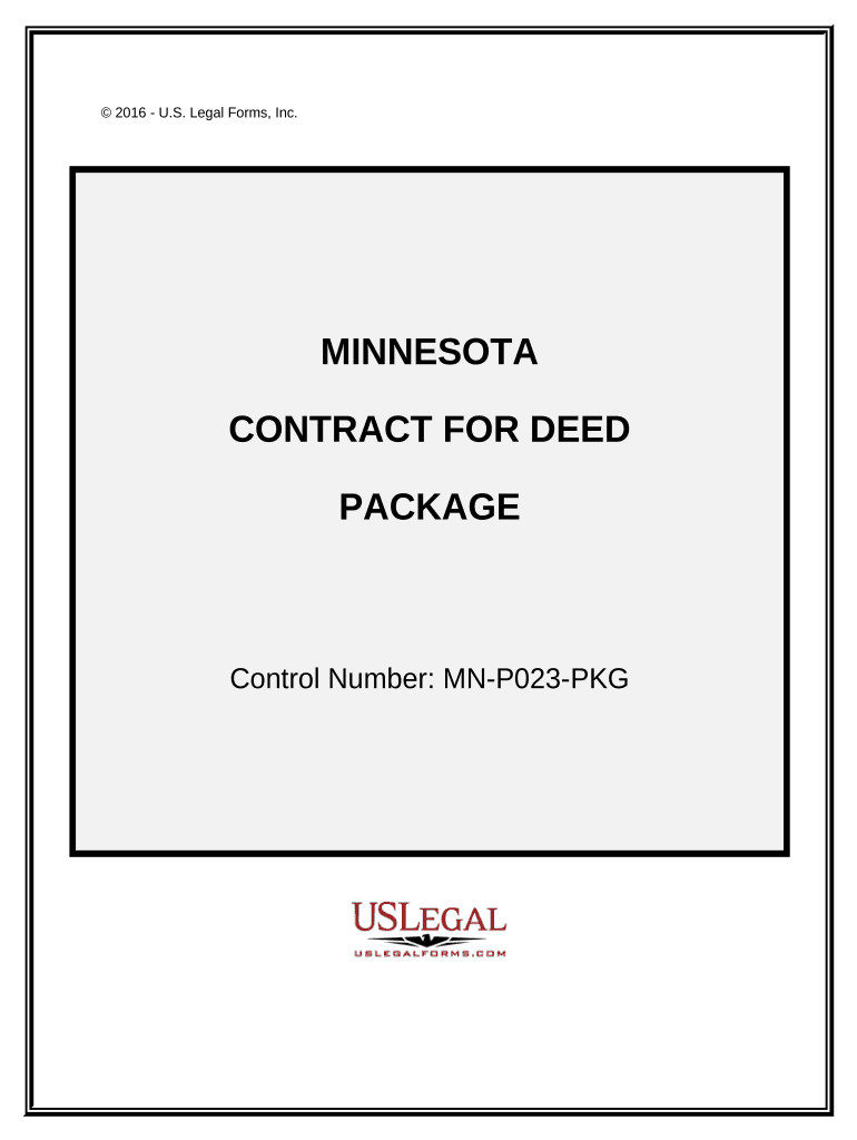 Mn Contract Deed  Form
