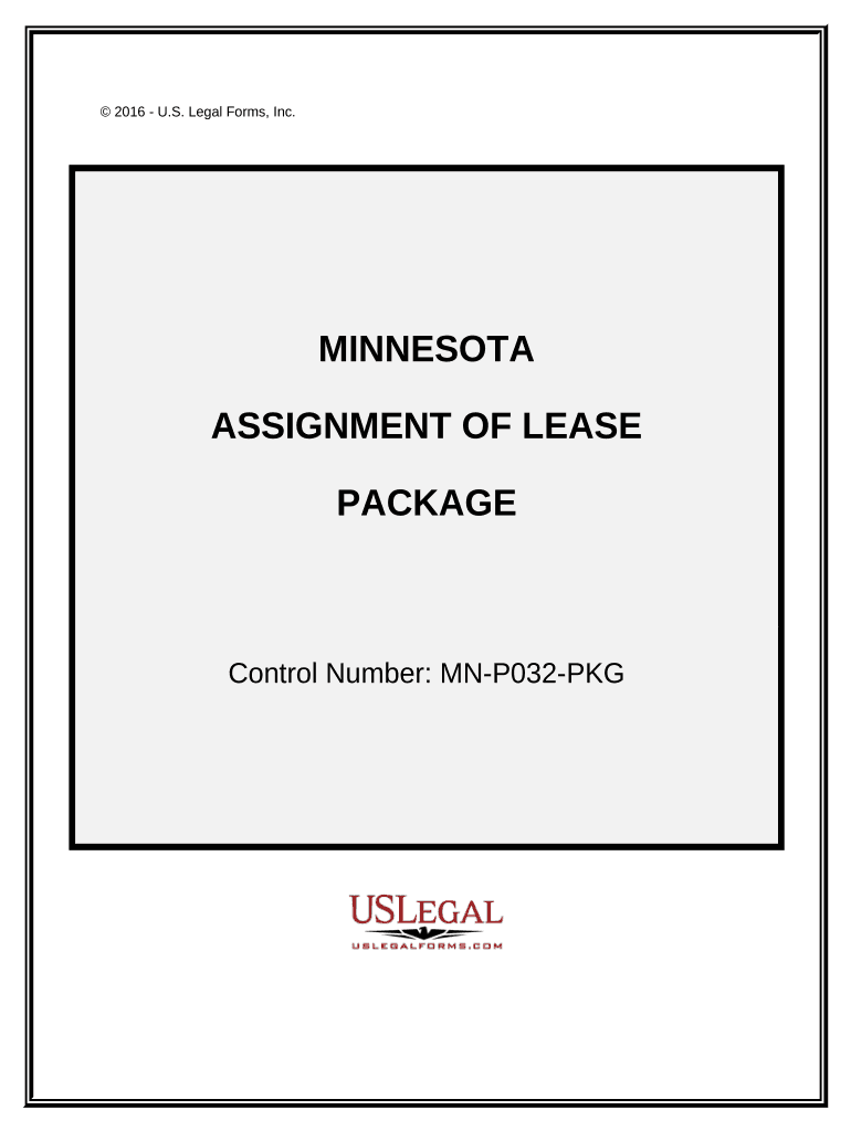 Assignment of Lease Package Minnesota  Form