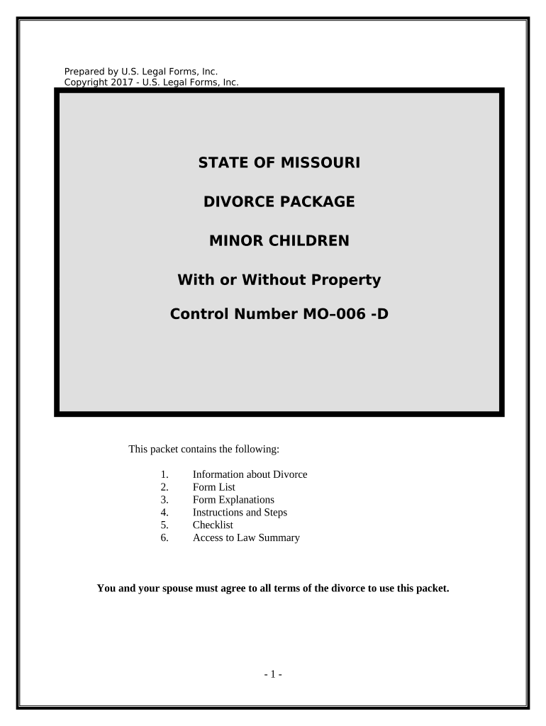 Mo Dissolution Marriage  Form