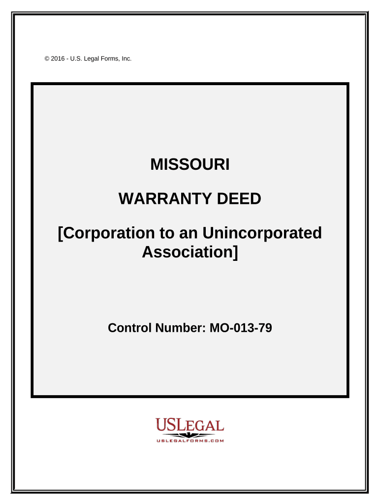 Missouri Corporation  Form