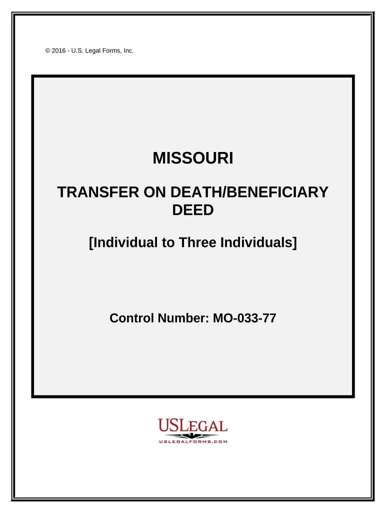 Missouri Deed Beneficiary  Form