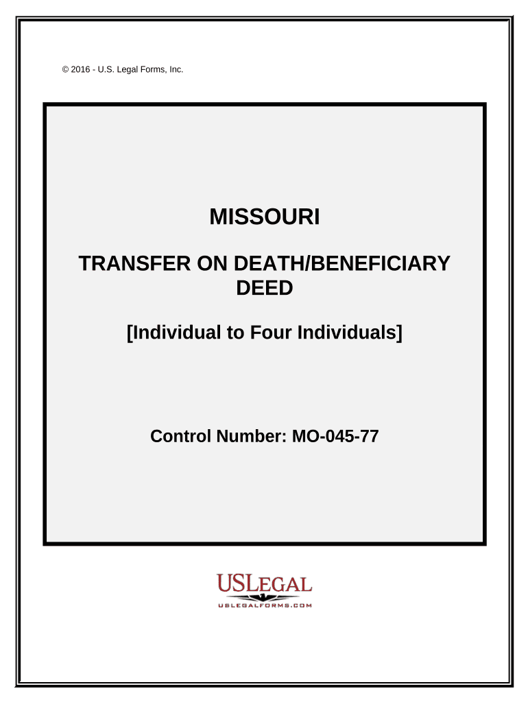 Missouri Beneficiary Deed  Form