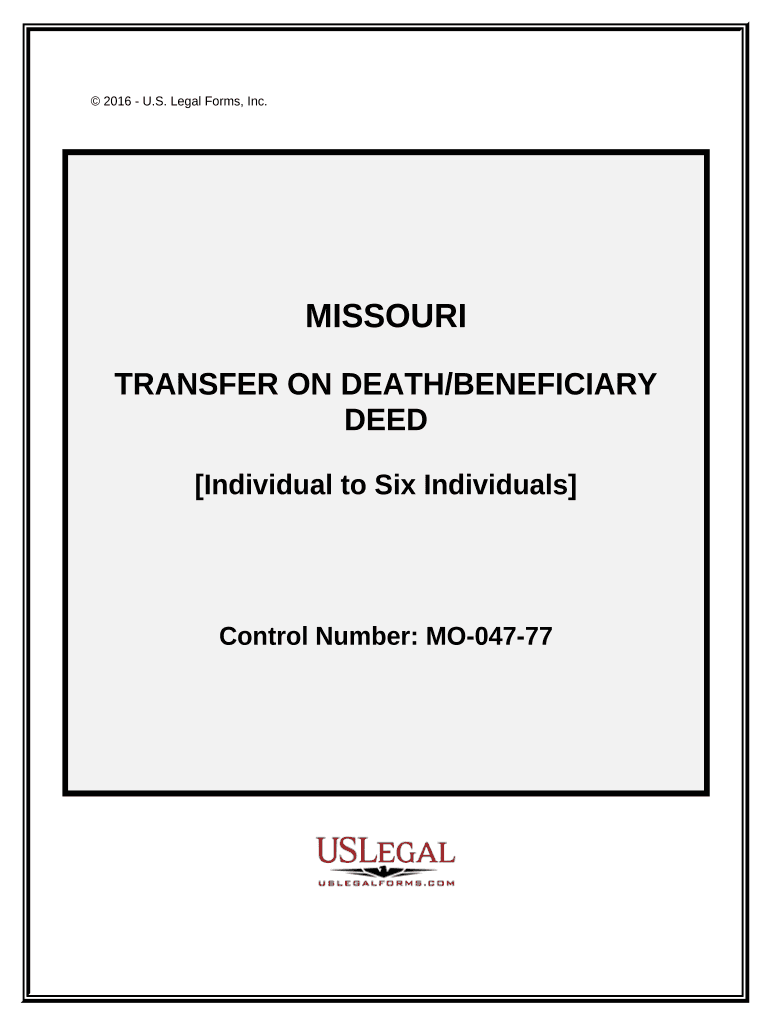 Transfer Death Deed  Form