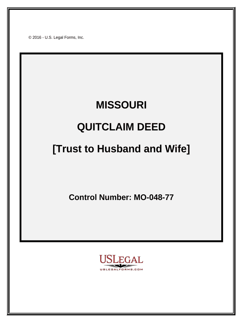 Missouri Husband Wife  Form