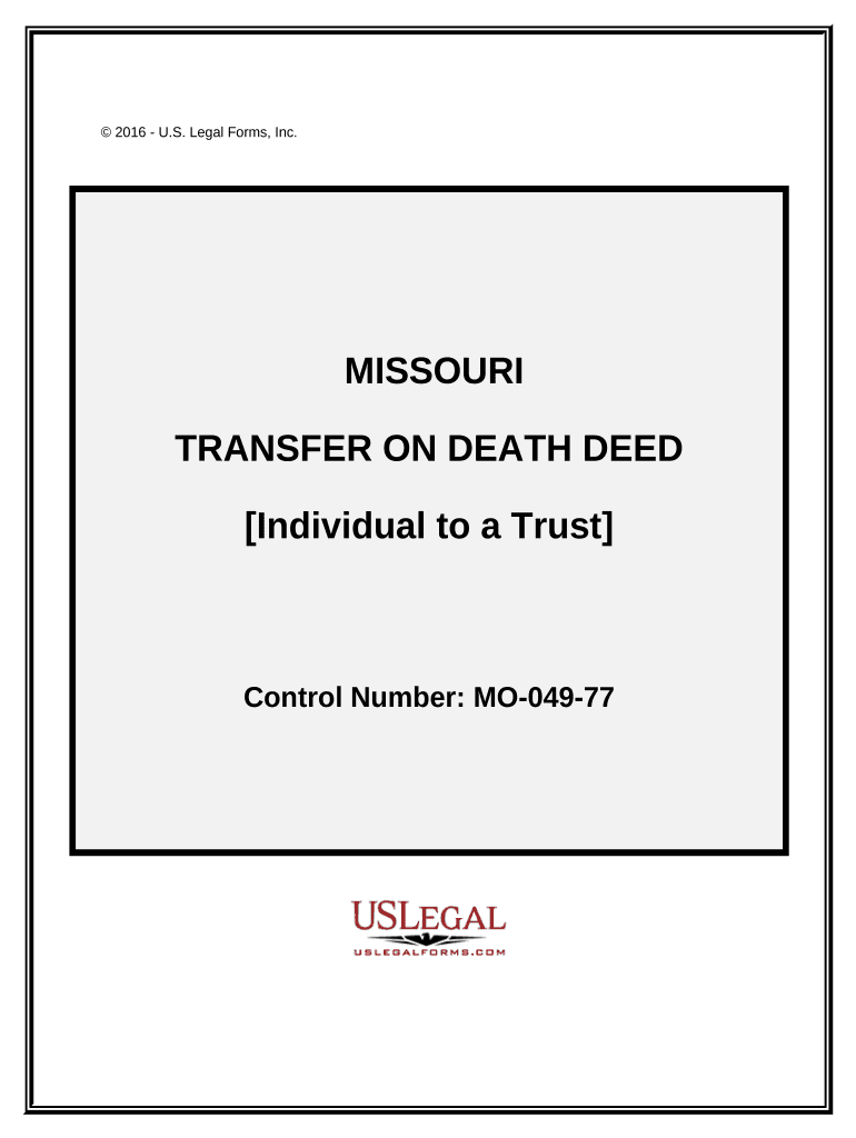 Transfer Death Deed  Form