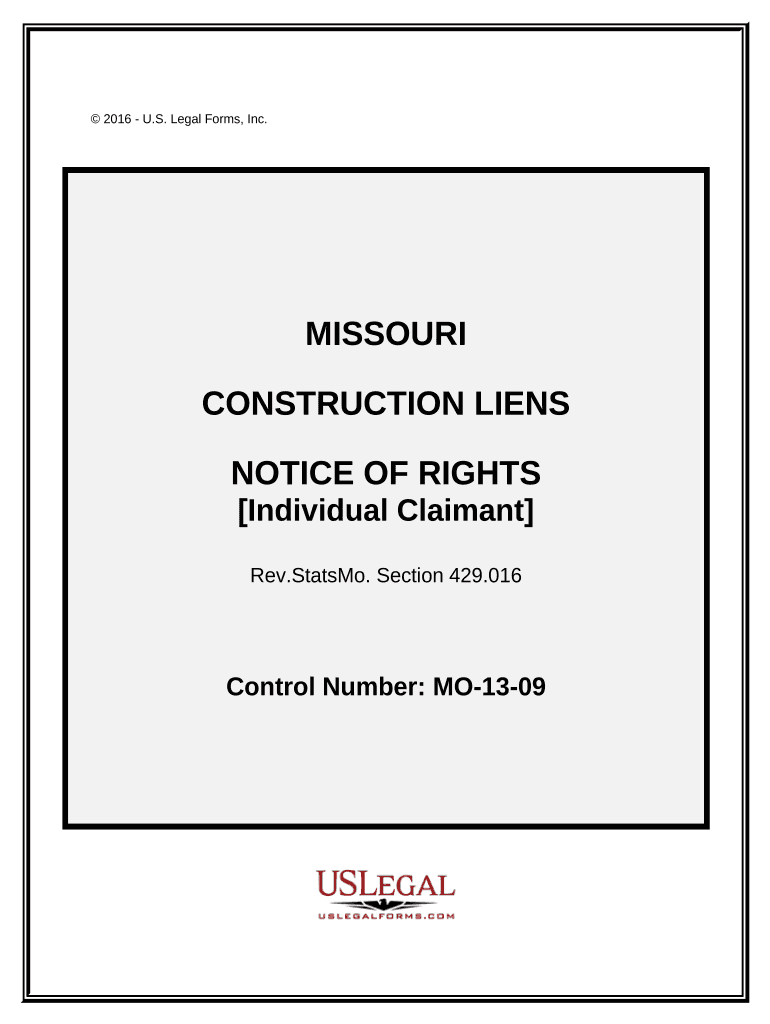Missouri Notice Form