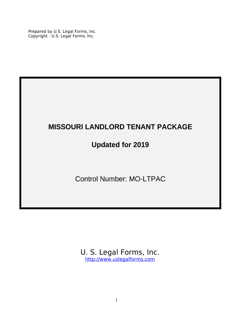 Missouri Landlord Tenant  Form
