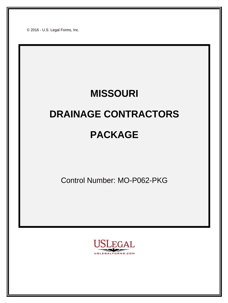 Missouri Drainage  Form