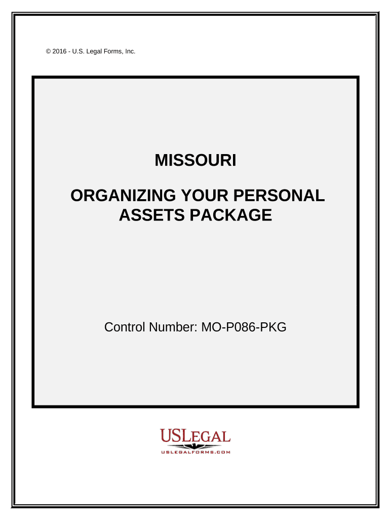 Missouri Assets  Form