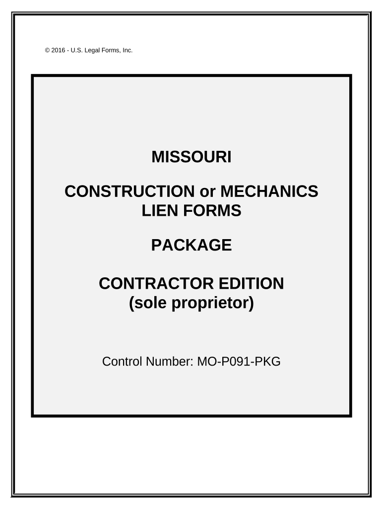 Missouri Mechanics  Form