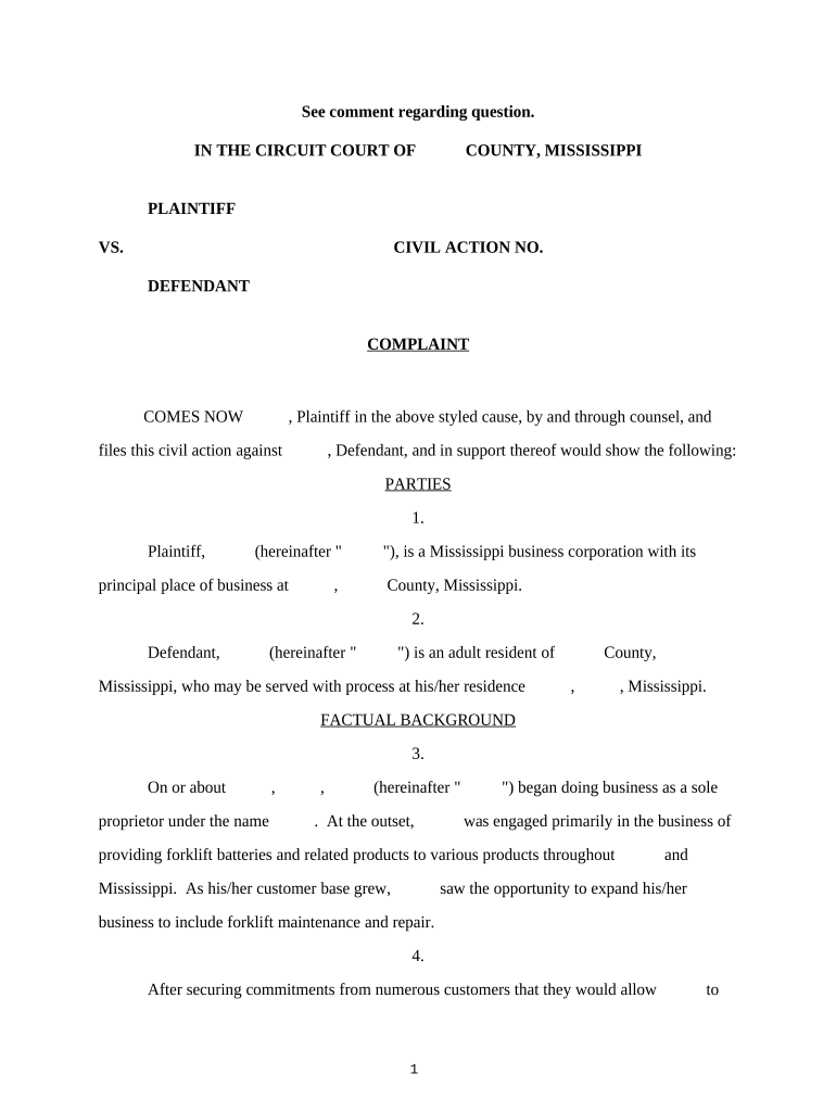 Fiduciary Duty  Form