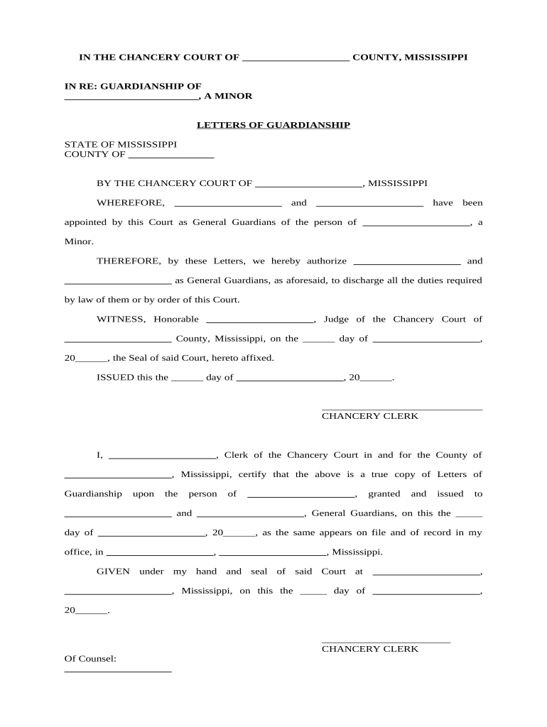 Mississippi Form