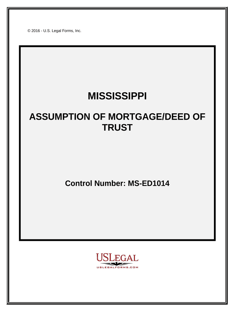 Assumption Agreement of Deed of Trust and Release of Original Mortgagors Mississippi  Form