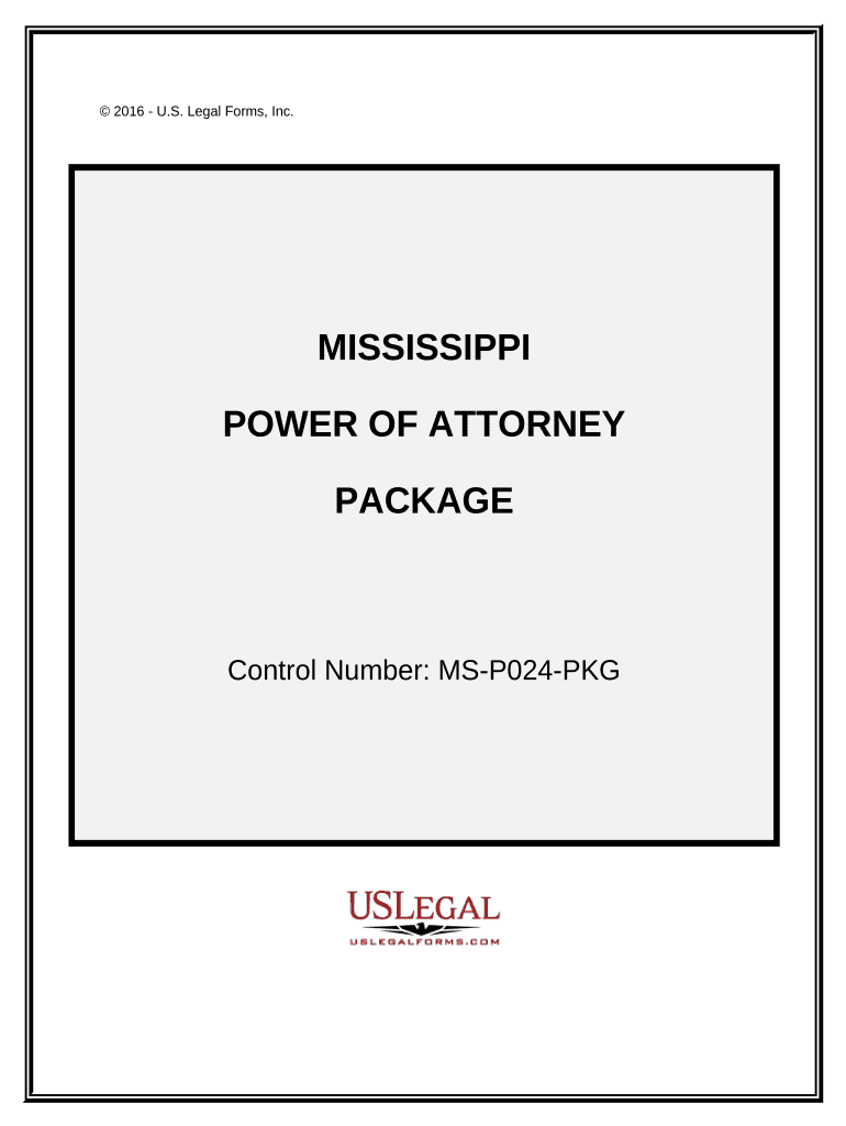 Power of Attorney Forms Package Mississippi
