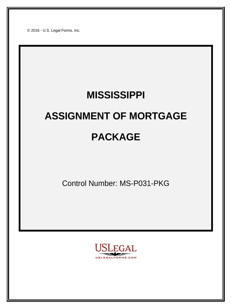 Assignment of Mortgage Package Mississippi  Form