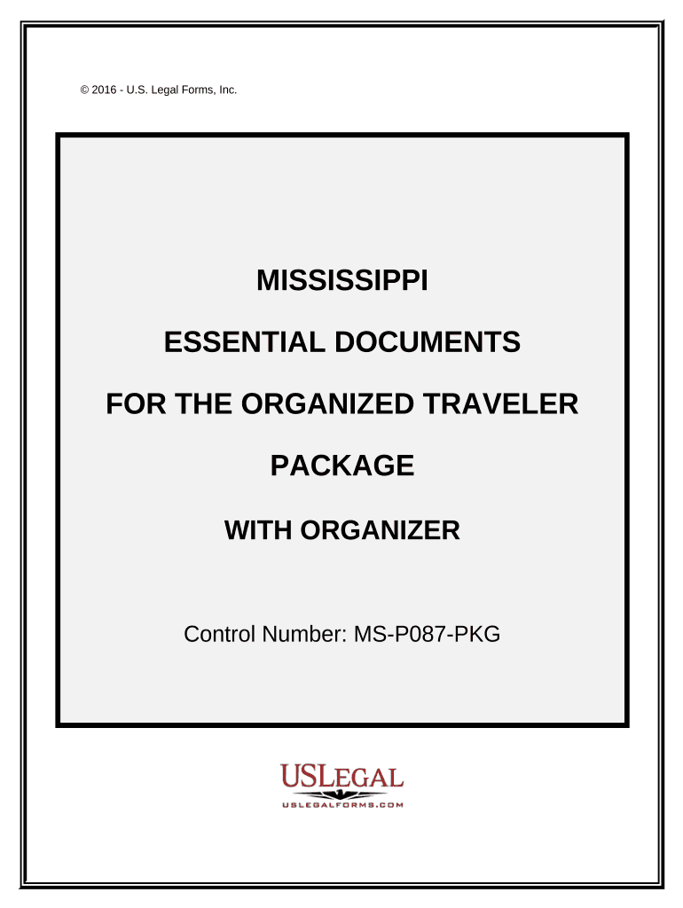 Mississippi Organized  Form