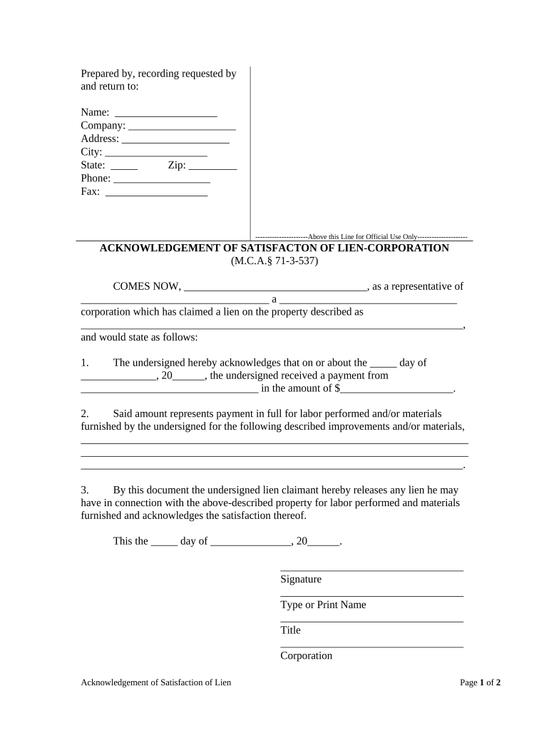 Mt Corporation  Form